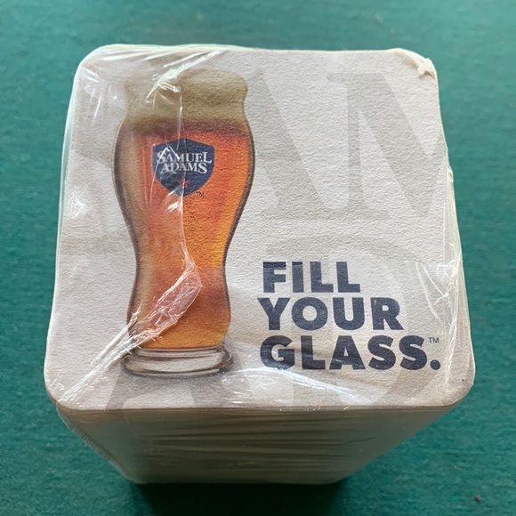 I- sleeve 120 coasters Sam adams beer bar man cave - Picture 2 of 3